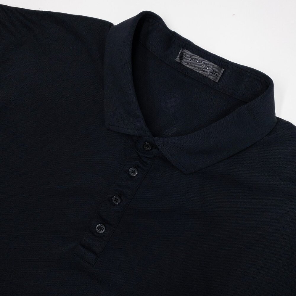 G/Fore Golf Polo Shirt Men's 3XL Short Sleeve Pullover Wicking Stretch Black